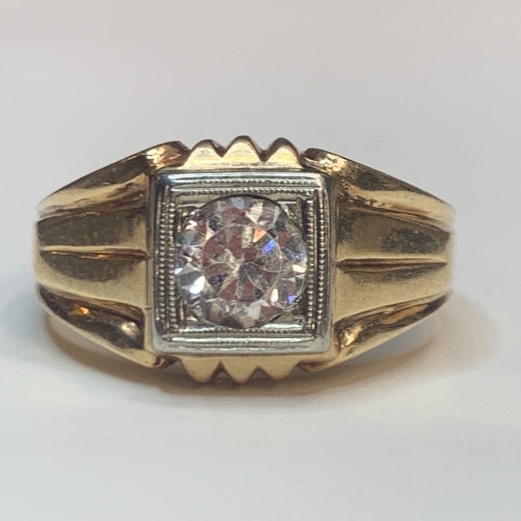 10k Solid Gold Men Ring